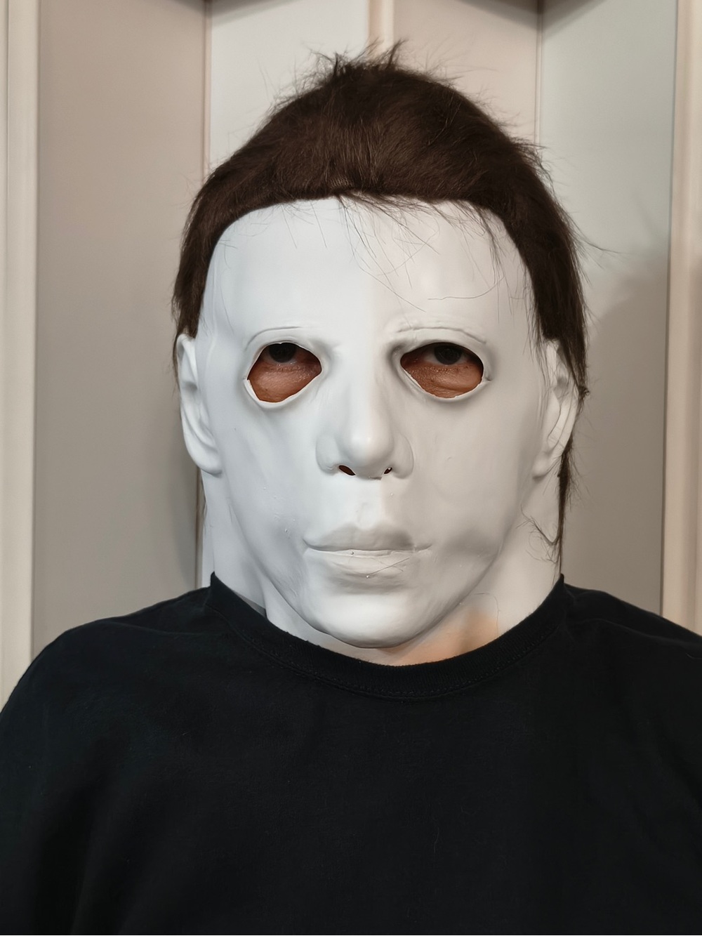 Michael Myers Mask Realistic Latex Adult Full Head Horror Movie Halloween Prop